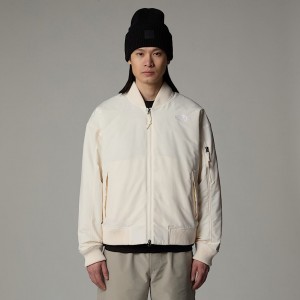 Men The North Face Bomber Jackets White | NF0A34J5F
