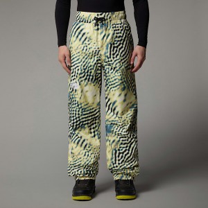 Men The North Face Build Up Pants Yellow | NF0A32T4D