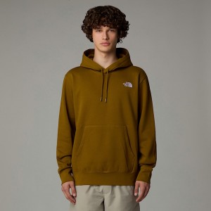 Men The North Face Essential Hoodie Brown | NF0A26Z2P