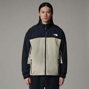 Men The North Face Himalayan Track Jackets Beige | NF0A75T1P