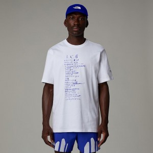 Men The North Face X IKB T Shirts Blue | NF0A79D1Y