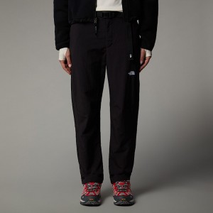 Women The North Face Abukuma Relaxed Loose Pants Black | NF0A40U2E