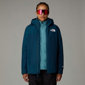 Women The North Face Mountain Light Triclimate 3-in-1 GORE-TEX® Jackets Navy | NF0A48Q1P