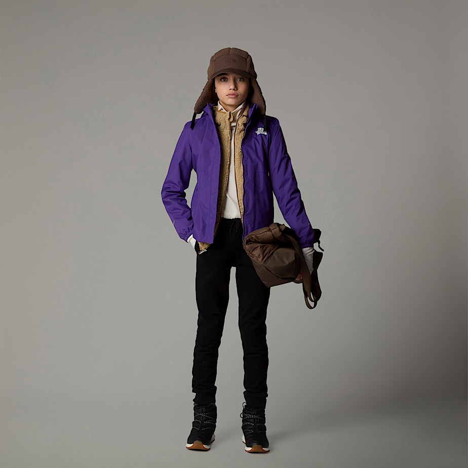 Kids' The North Face Antora Rain Jackets Purple | NF0A72M3Z