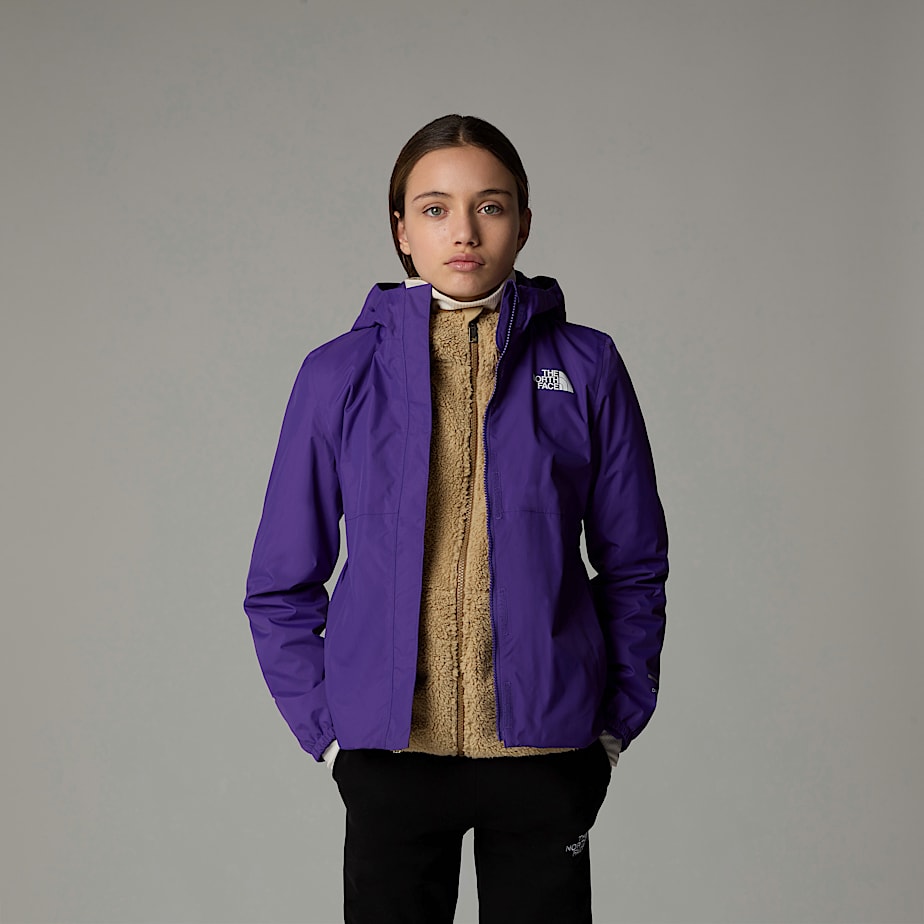 Kids' The North Face Antora Rain Jackets Purple | NF0A72M3Z