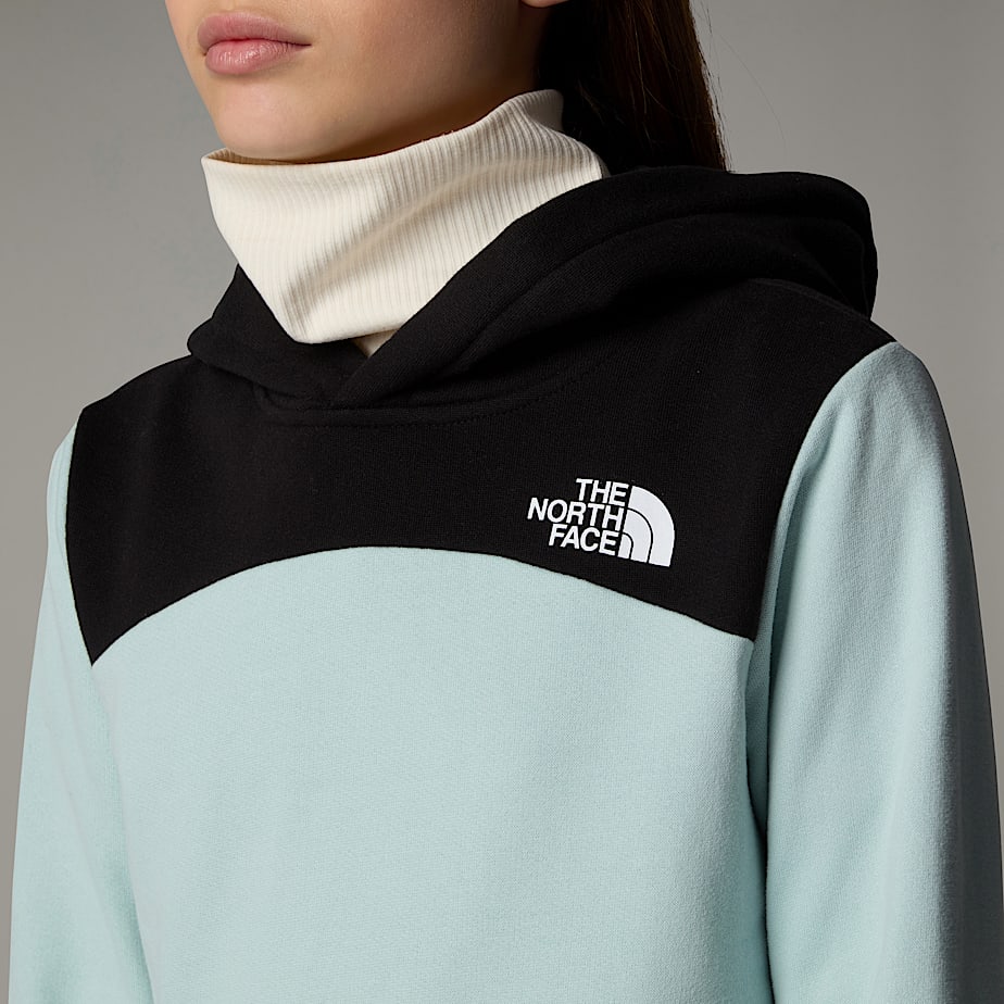 Kids' The North Face Back Logo Relaxed Hoodie Turquoise | NF0A93X4V