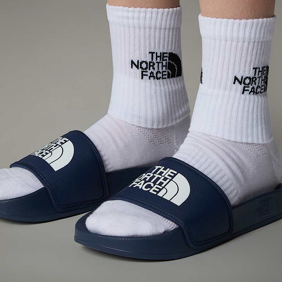 Kids' The North Face Base Camp III Slides Navy | NF0A74R1J