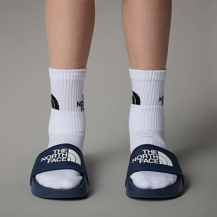 Kids' The North Face Base Camp III Slides Navy | NF0A74R1J