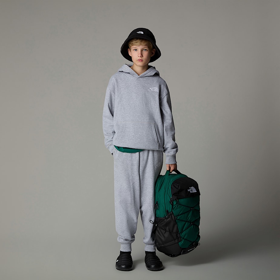 Kids' The North Face Essential Oversized Hoodie Grey | NF0A89Y7T