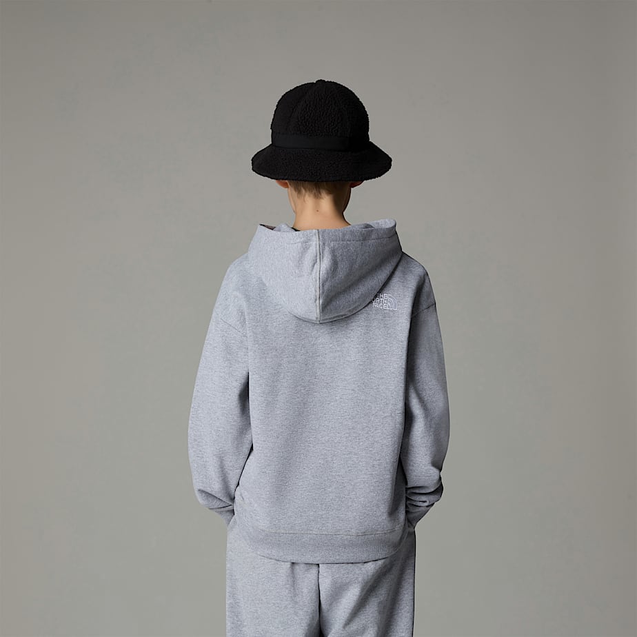Kids' The North Face Essential Oversized Hoodie Grey | NF0A89Y7T