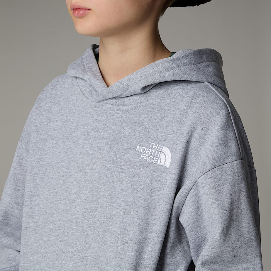 Kids' The North Face Essential Oversized Hoodie Grey | NF0A89Y7T