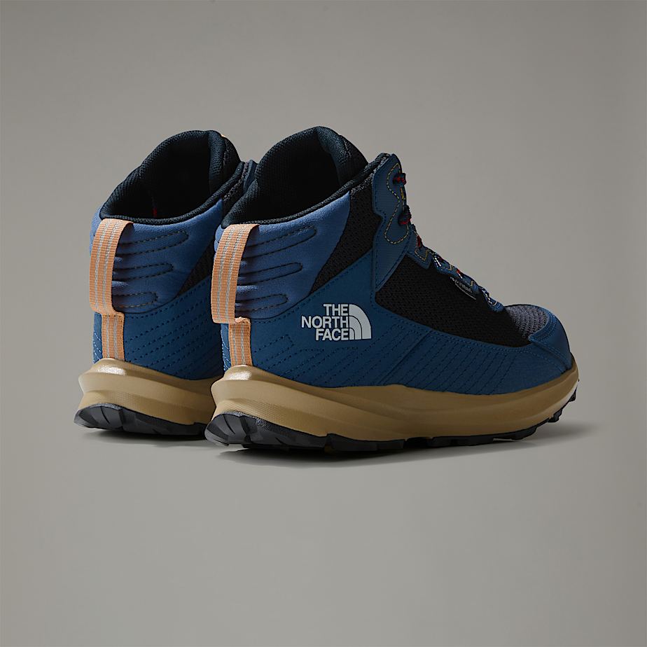 Kids' The North Face Fastpack Waterproof Mid Hiking Shoes Blue | NF0A08B3W