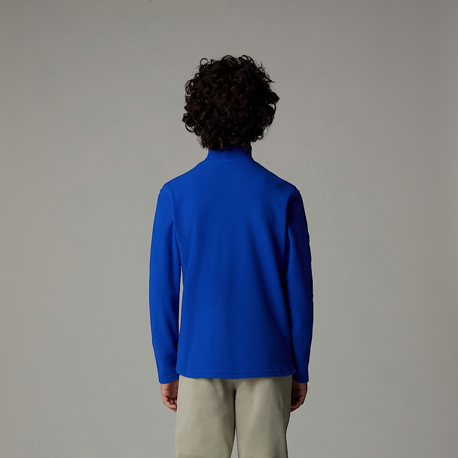 Kids' The North Face Glacier 1/4 Zip Fleece Pullover Blue | NF0A85J4O