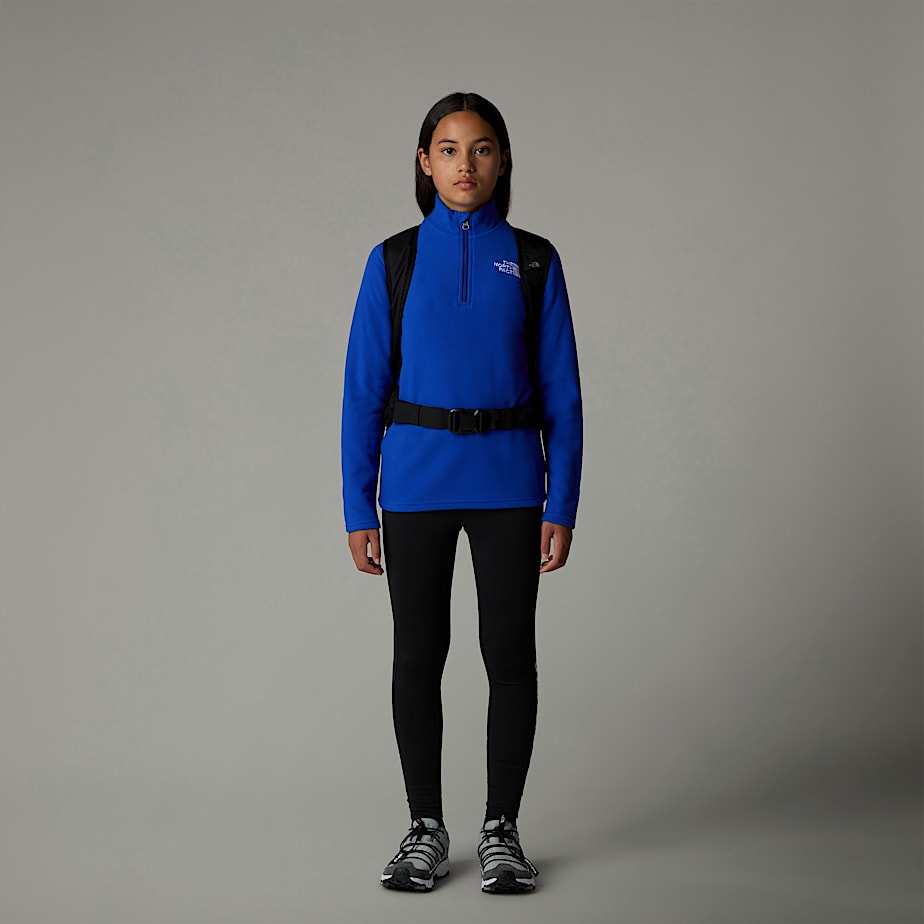 Kids' The North Face Glacier 1/4 Zip Fleece Pullover Blue | NF0A85J4O