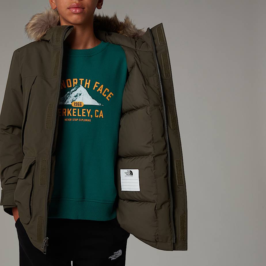 Kids' The North Face McMurdo Parka Green | NF0A45Z3E