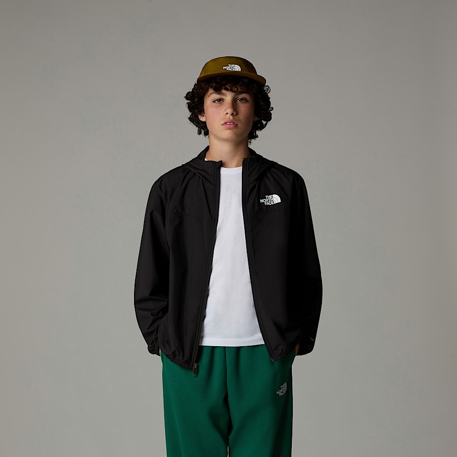 Kids' The North Face Never Stop Hooded WindWall™ Jackets Black | NF0A39K7C