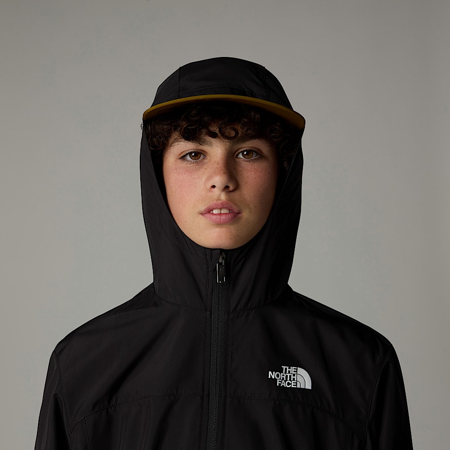 Kids' The North Face Never Stop Hooded WindWall™ Jackets Black | NF0A39K7C