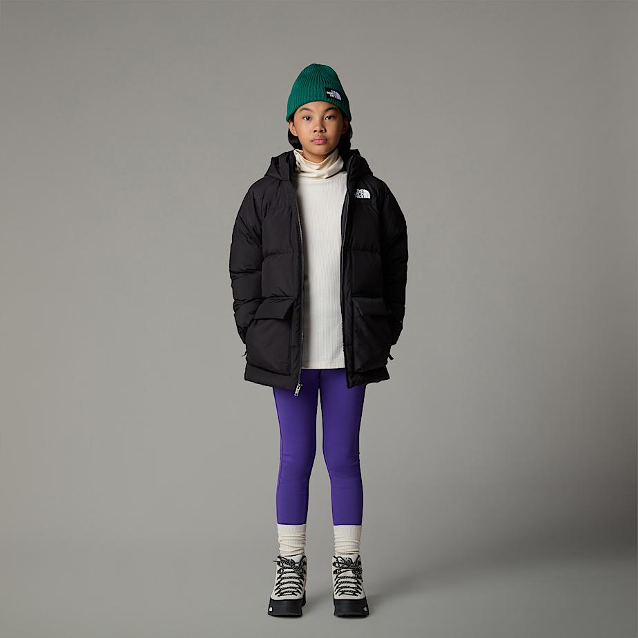 Kids' The North Face North Down Fleece-Lined Short Parka Black | NF0A72O1J