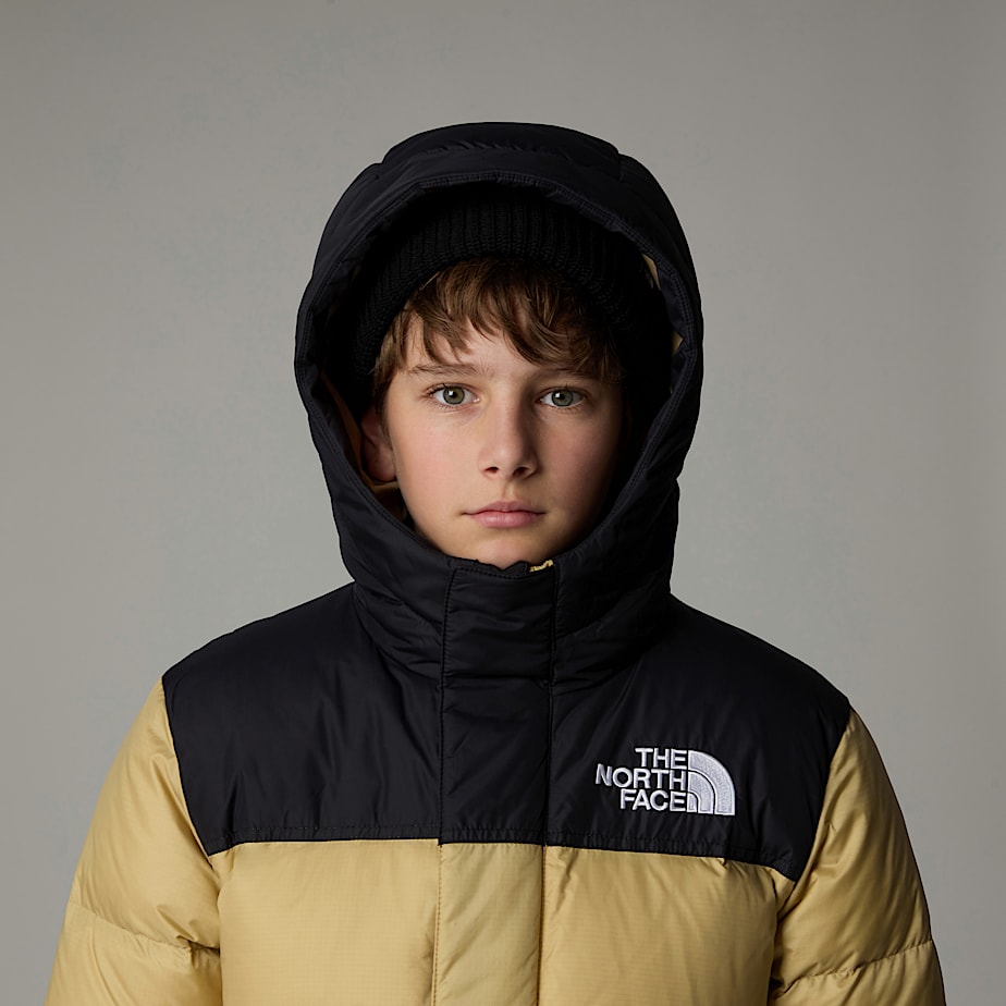Kids' The North Face Nuptse Long Parka Khaki | NF0A28U3U