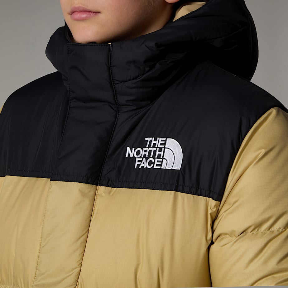 Kids' The North Face Nuptse Long Parka Khaki | NF0A28U3U