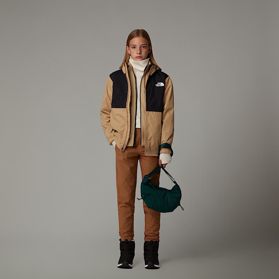 Kids' The North Face Rain Zip-In Jackets Khaki | NF0A43V9Z