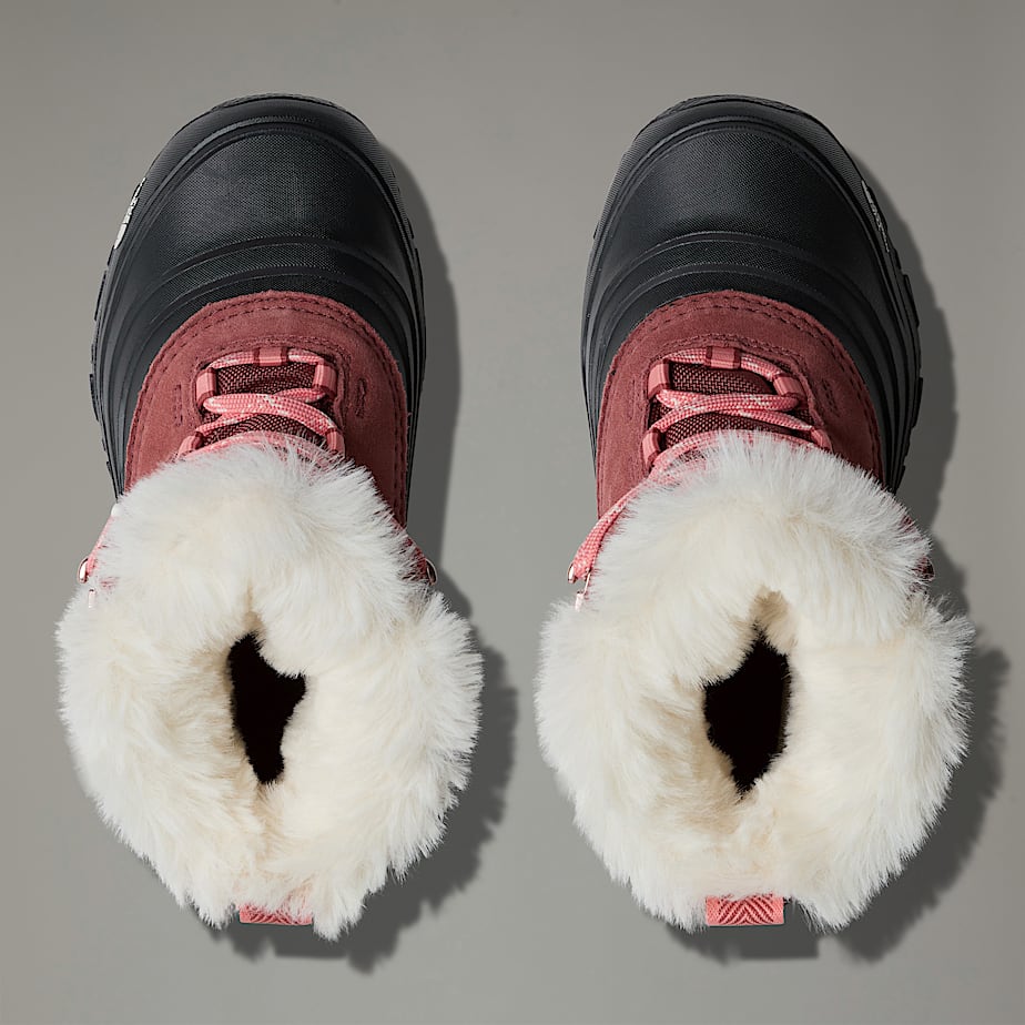 Kids' The North Face Shellista V Lace Waterproof Snow Boots Red | NF0A49T2E