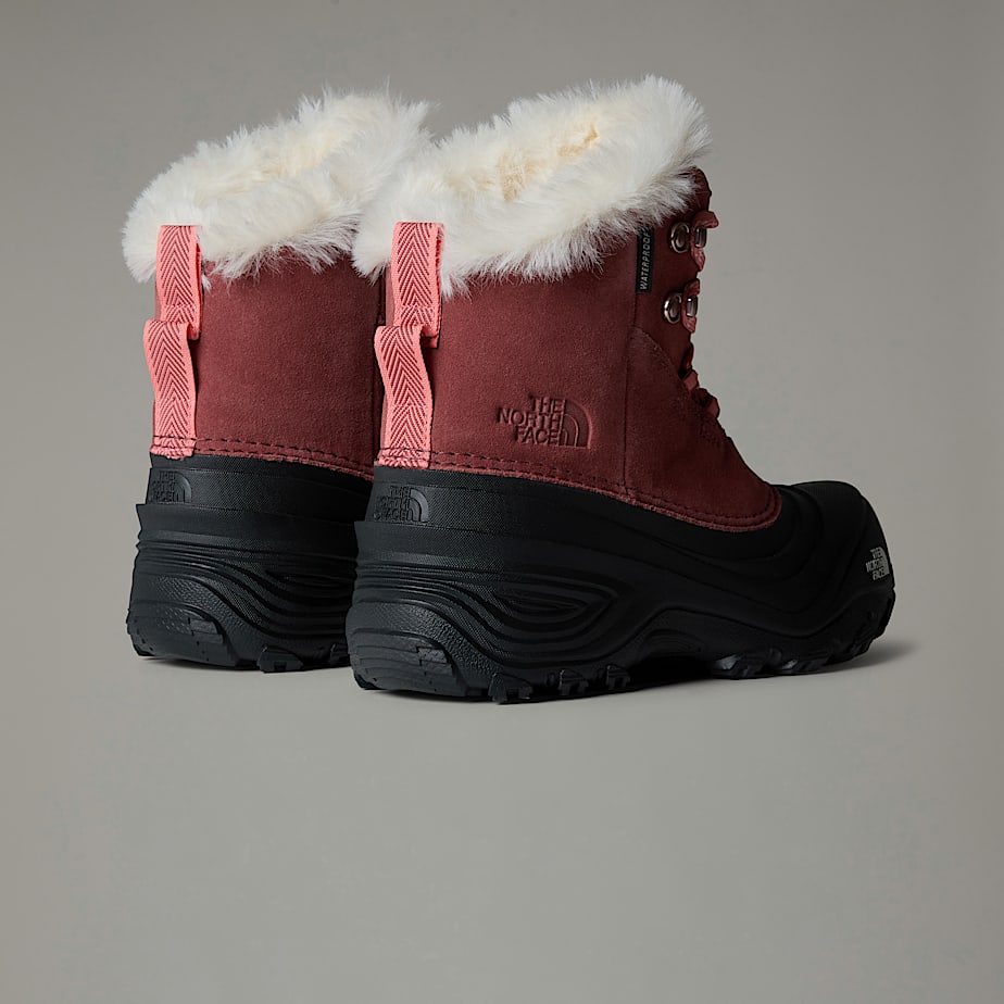 Kids' The North Face Shellista V Lace Waterproof Snow Boots Red | NF0A49T2E