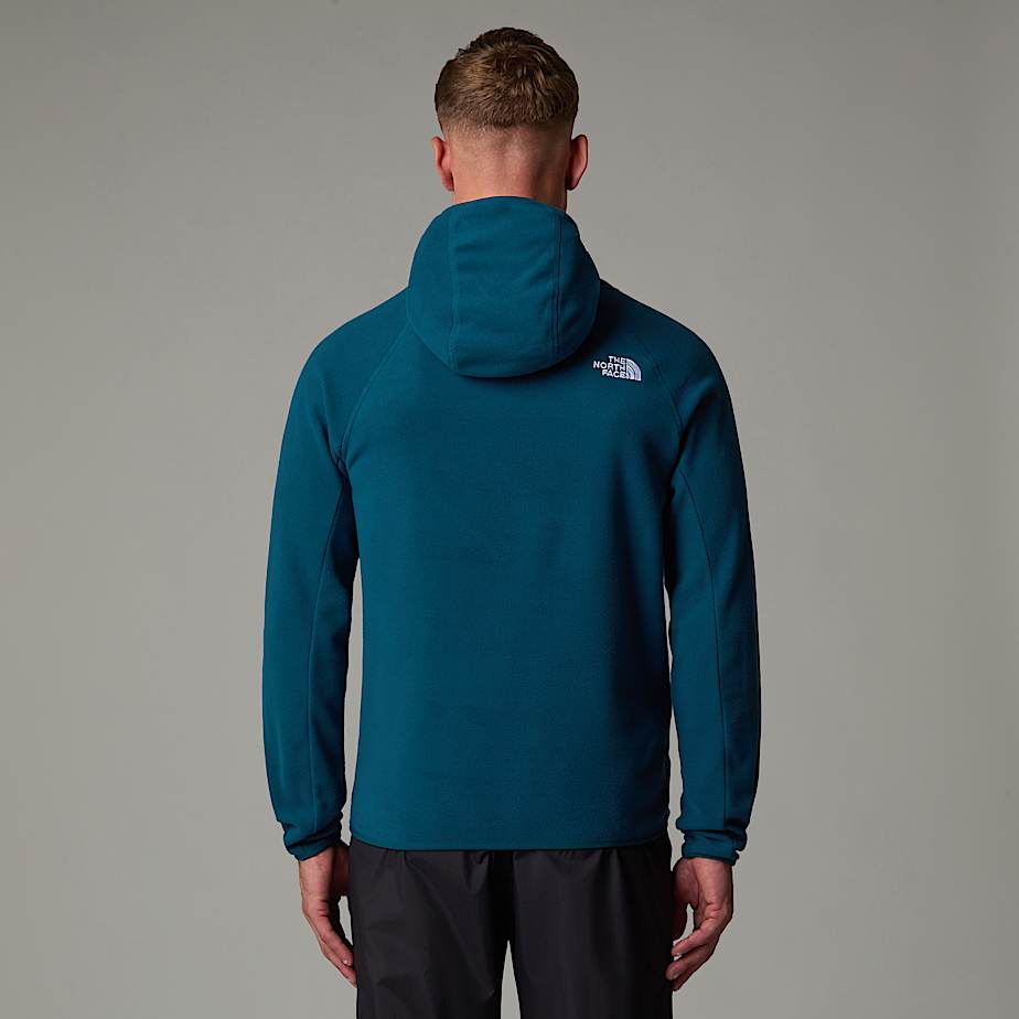 Men The North Face 100 Glacier Fleece Hoodie Navy | NF0A10D5X