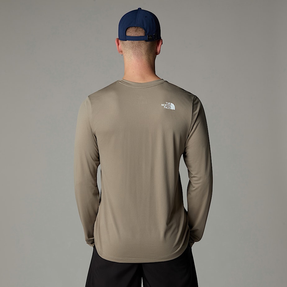 Men The North Face 247 Long-Sleeve T Shirts Beige | NF0A47K3Q