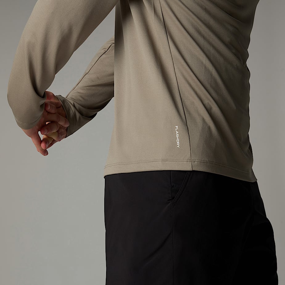 Men The North Face 247 Long-Sleeve T Shirts Beige | NF0A47K3Q
