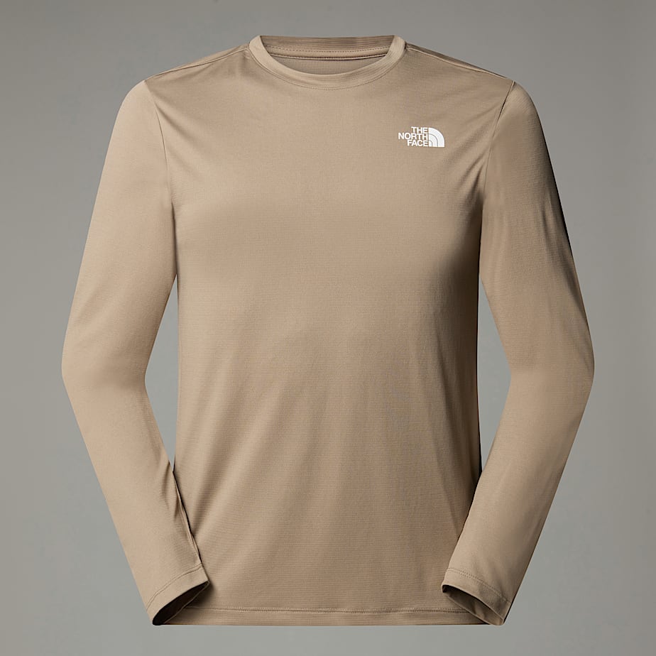 Men The North Face 247 Long-Sleeve T Shirts Beige | NF0A47K3Q