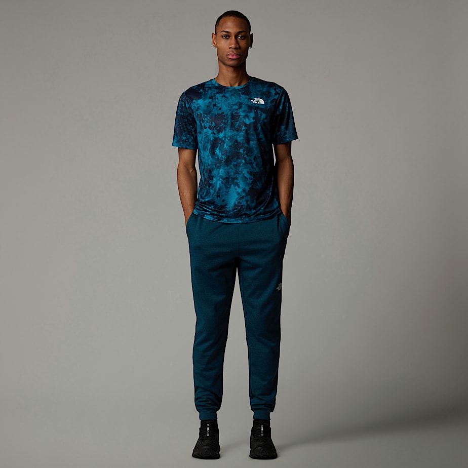 Men The North Face 247 Printed T Shirts Navy | NF0A77G5T