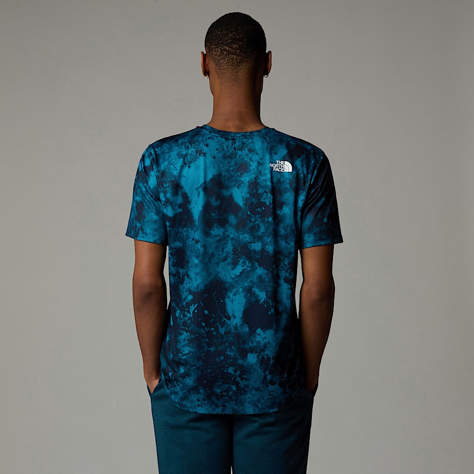 Men The North Face 247 Printed T Shirts Navy | NF0A77G5T