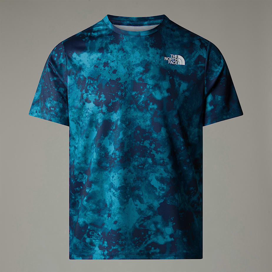 Men The North Face 247 Printed T Shirts Navy | NF0A77G5T