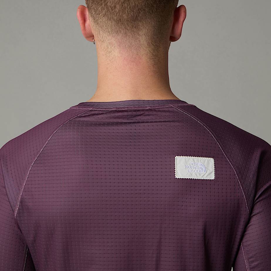 Men The North Face A68-a Circular DotKnit Base Layer Tops Purple | NF0A08H2Q