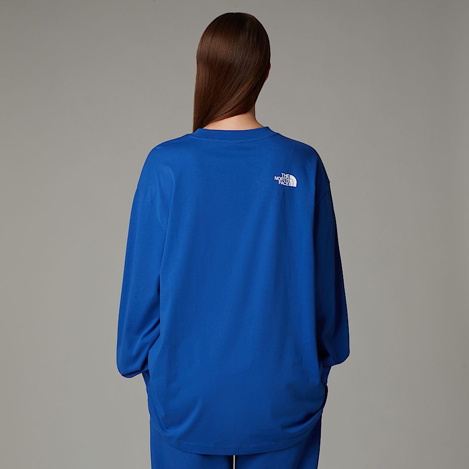 Men The North Face AXYS Long-Sleeve T Shirts Blue | NF0A14R9I