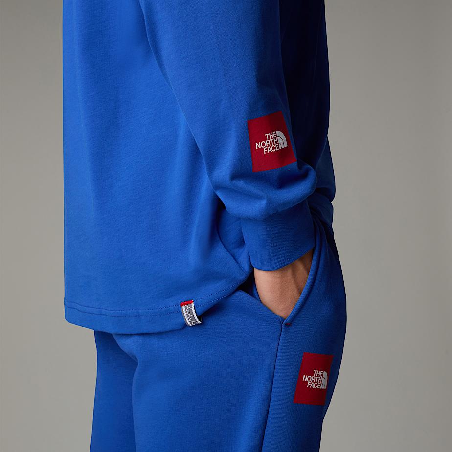 Men The North Face AXYS Long-Sleeve T Shirts Blue | NF0A14R9I