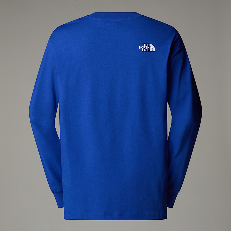 Men The North Face AXYS Long-Sleeve T Shirts Blue | NF0A14R9I