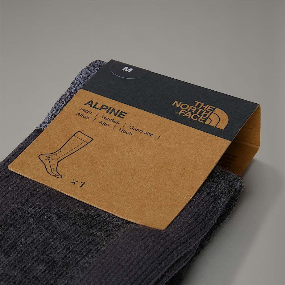 Men The North Face Alpine High Socks Black | NF0A51V2P