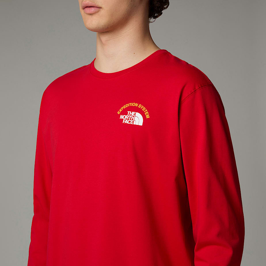 Men The North Face Anniversary Long-Sleeve T Shirts Red | NF0A82F1V