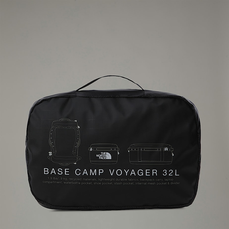 Men The North Face Base Camp Voyager 32L Backpacks Black | NF0A50M7R