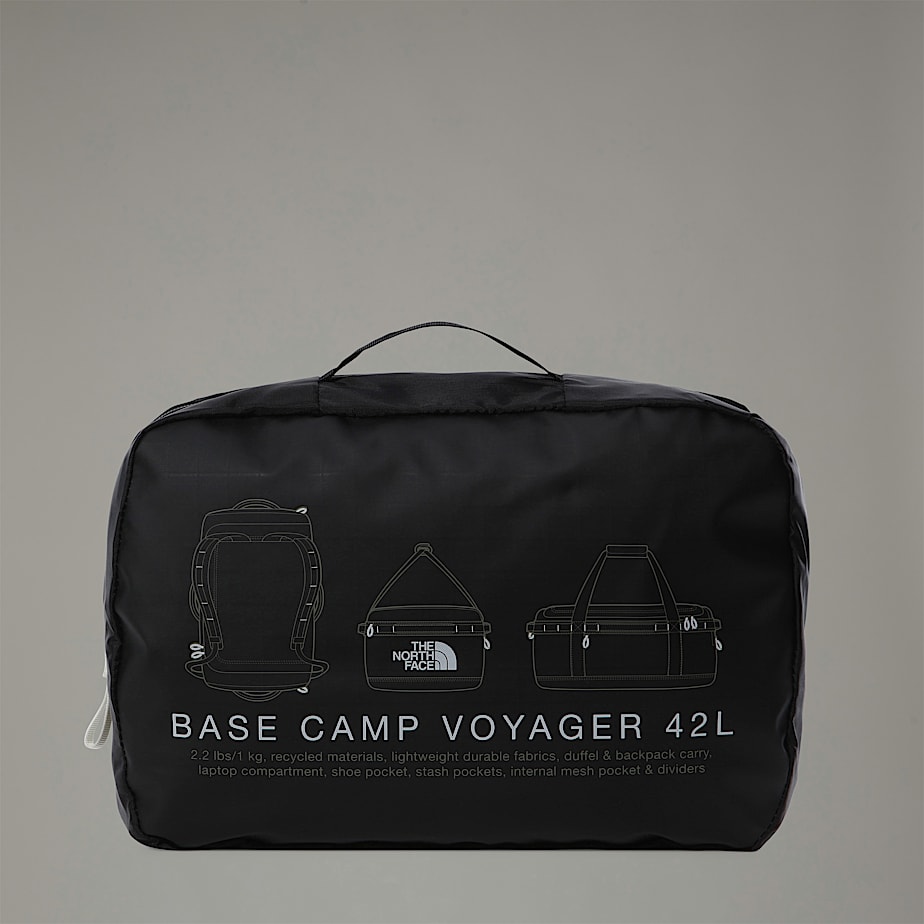 Men The North Face Base Camp Voyager 42L Backpacks Black | NF0A03H1G