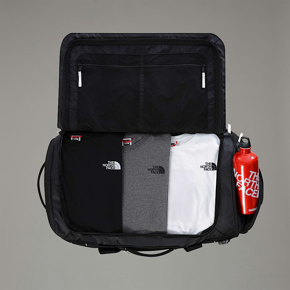 Men The North Face Base Camp Voyager 62L Backpacks Black | NF0A59P7K