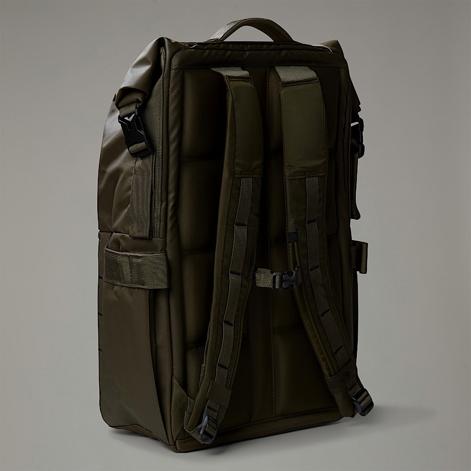 Men The North Face Base Camp Voyager Rolltop Backpacks Olive | NF0A46U1N