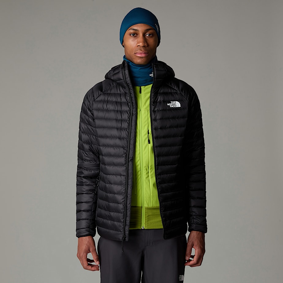 Men The North Face Bettaforca Hooded Down Jackets Black | NF0A77D8V