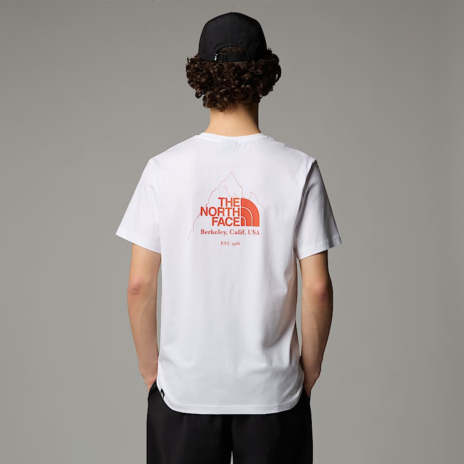 Men The North Face Biner Graphic 4 T Shirts White | NF0A53S1B