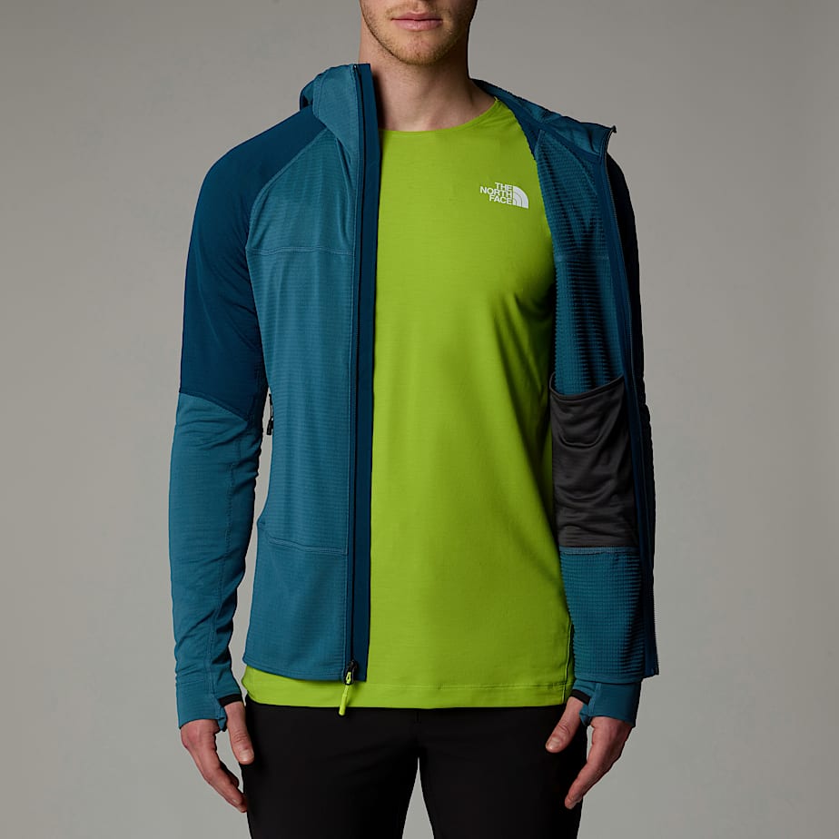 Men The North Face Bolt Polartec® Hooded Jackets Blue | NF0A56O5D
