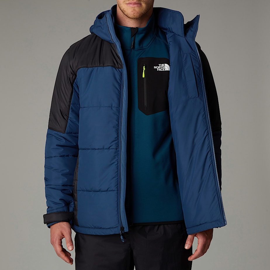 Men The North Face Circular Synthetic Hooded Jackets Black | NF0A86C4Q