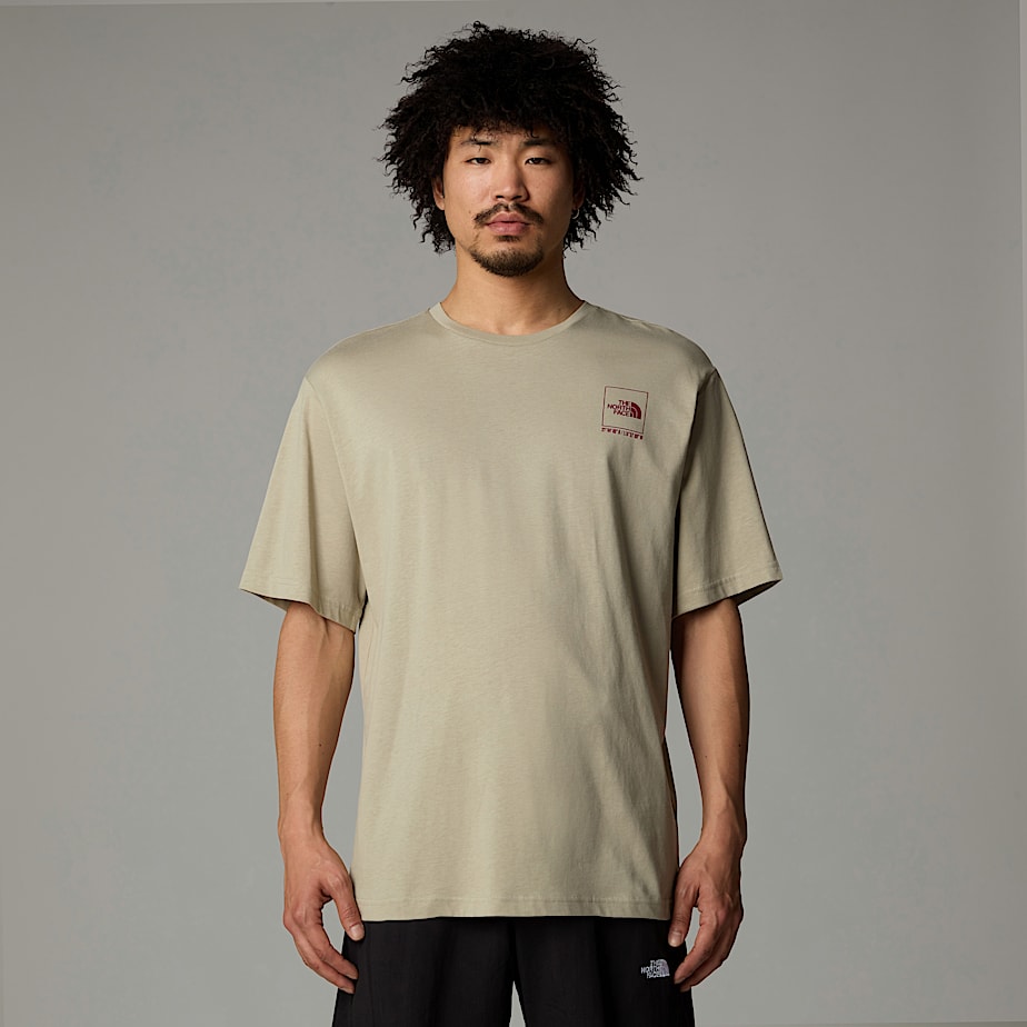 Men The North Face Coordinates T Shirts Grey | NF0A32V9G