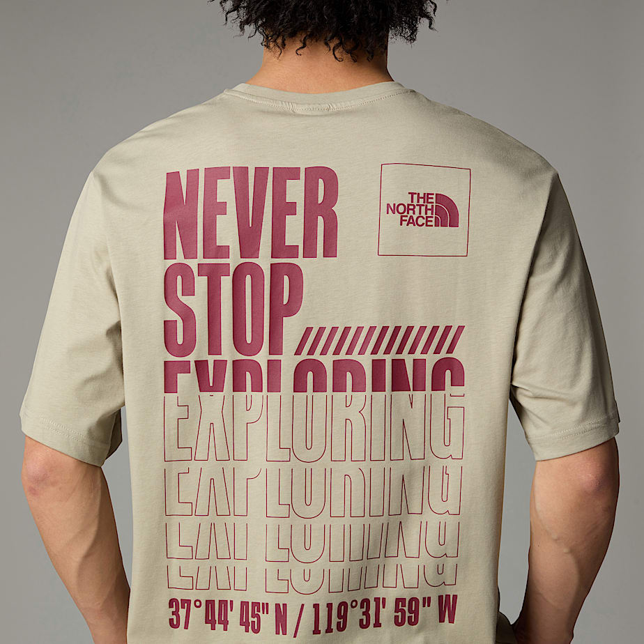 Men The North Face Coordinates T Shirts Grey | NF0A32V9G